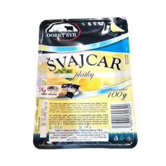 Syr Ement�l - �vajcar 100g pl�tky Dobr� syr
