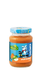 Detsk� v��iva Jablkov� s karotkou 85%190g Hello