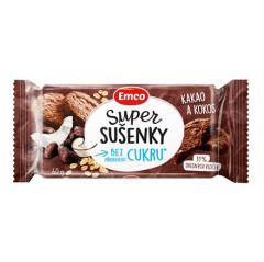 Ovsen� Super su�ienky Kakao a kokos 60g Emco