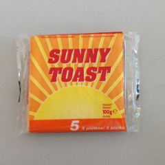Syr pl�tkov� 100g/5ks Sunny Toast Dukacso