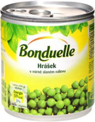 Bonduelle Hr�ok 200g/212ml v jemne slanom n�leve