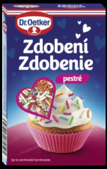 Zdobenie pestr 700g Dr.Oetker