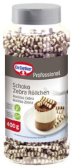 Zdobenie okoldov Zebra tyinky 400g Dr.Oetker