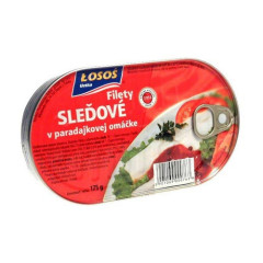 Ryby Sleov filety v paradaj.krme 175g Loso