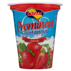 Jogurt Prominent smotanov jahoda 135g "ZMV"
