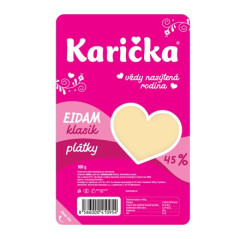 Syr Eidam 100g pltky originl Karika