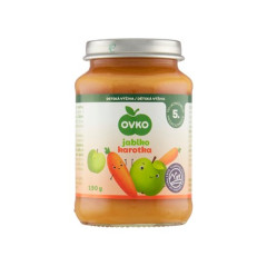 Detsk viva Jablko-karotka 190g OVKO Novofruct