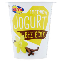 Jogurt Smotanov bez iek vanilka 135g "ZMV"