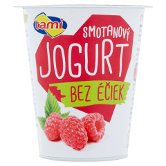 Jogurt Smotanov bez iek malina 135g 