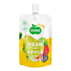 Detsk viva ovocn pyr Jablko-hruka bez cukru 120g Ovko Plus