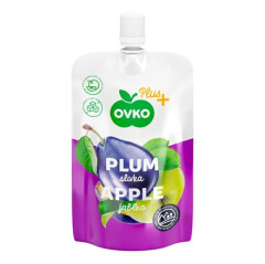Detsk viva ovocn pyr Jablko-slivka bez cukru 120g Ovko Plus