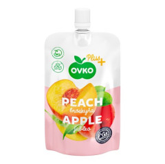 Detsk viva ovocn pyr Jablko-broskya bez cukru 120g Ovko Plus