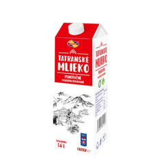 Mlieko erstv 3,6% 1l Tatransk