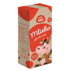 Mlieko trvanliv 3,5% 1L Euromilk