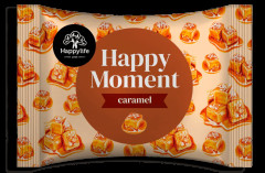 Kokosov koliesko Happy moment 36g Karamel
