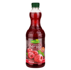 Sirup Hello ovocn 0,7l/930g cukrov malina