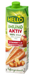 Ds ava Hello 1l Mrkva, Jablko, pomaran 100% Imuno