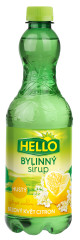 Sirup Hello ovocn� 0,7l/930g cukrov� baz.kvet citr�n