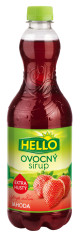Sirup Hello ovocn� 0,7l/930g cukrov� jahoda
