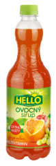 Sirup Hello ovocn 0,7l/930g cukrov multivitamn