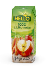 Ds Hello 250ml Jablko-mrkva 100%