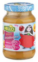 Detsk viva Broskyov 85%190g Hello