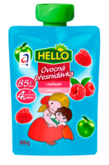 Detsk viva Hello malina-jablko 100g s uzverom