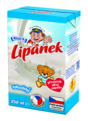 Mlieko trvanliv polot. 250ml Lipnek