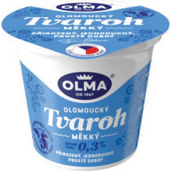 Tvaroh termizovan 250g Olomouck mkk 0,3% OLMA 3020 modr