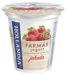 Jogurt Hollandia 125g jahoda Farmr