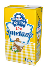Smotana trvanliv 12% 1L na varenie Kunn