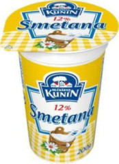 Smotana trvanliv� 215g 12% na varenie sladk� Kun�n