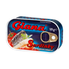 Ryby Sardinky tomato 125g Giana EO