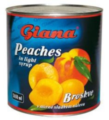 Komp�t Broskyne 2600g/2650ml polen� Giana