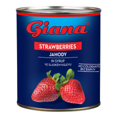 Komp�t Jahody 820g/850ml Giana