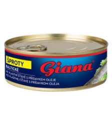 Ryby proty v oleji 240g Giana
