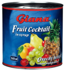 Komp�t Kokteil ovocn� 2500g/2650ml Giana