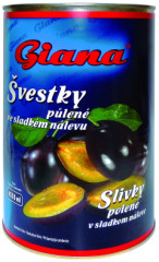 Kompt Slivky bez kstky 4250ml Giana