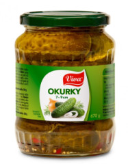 Uhorky 7-9cm 670g Viva