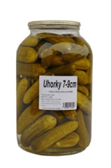 Uhorky 7-9cm 3500g PT