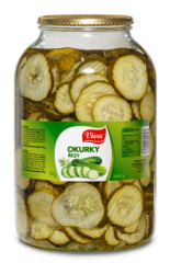 Uhorky rezy 3500g Viva