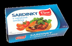 Ryby Sardinky tomato 125g Viva EO