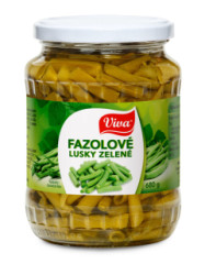 Fazu�ov� struky 680g zelen� Viva