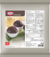 M��nik Muffiny 2x3kg �okol�dov� s k�skami �okol�dy Dr.Oetker