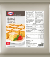 Mnik Citronovnk s jahod.kskami 3kg Dr.Oetker