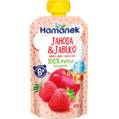 Detsk� v��iva Jahoda a jablko 100g kapsi�ka Ham�nek