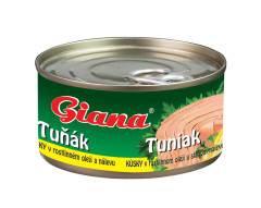 Ryby Tuniak olej k�sky 170g Giana