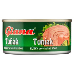 Ryby Tuniak vlastn ava ksky 170g Giana