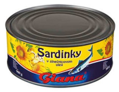Ryby Sardinky olej 1000g Giana