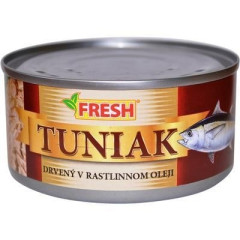 Ryby Tuniak v oleji drv.185g Fresh